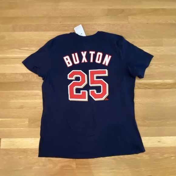 Nike Minnesota Twins Mens Navy #25 Buxton Short Sleeve LightweightTee/ XL/ NWT - Picture 10 of 12